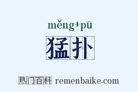 猛扑是什么意思的图片